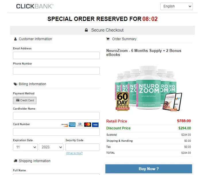 neurozoom buy price details